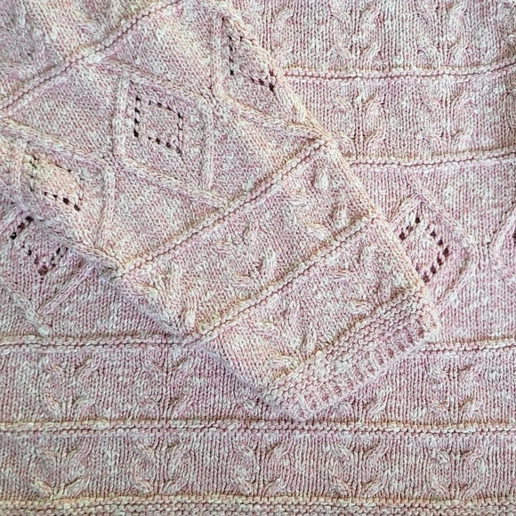 Vintage 80s Oversized Pink Sweater - Picture 5 of 10